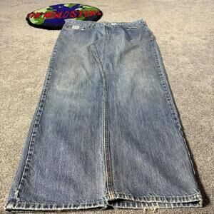 BLUE ACID WASHED CINCH JEANS